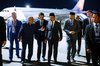 Prime Minister Anwar Ibrahim (center) accompanied by the Rais of the Republic of Tatarstan Rustam Minnikhanov (second, left) during arrives in Kazan, the capital of Russia's Republic of Tatarstan, tonight for a two-day working visit to attend the 35th ASEAN-Russia Commemorative Summit, which will be held on June 17 and 18.
