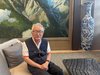 Historian Park Hwan poses for a photo at a hotel lobby in Yanbian in northeastern China on Aug. 19, 2026. (Yonhap)