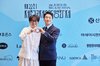 This photo, provided by the Jecheon International Music and Film Festival, shows director Chang Hang-jun (L), executive committee chair, and actor Ahn Jae-hong, festival ambassador. (PHOTO NOT FOR SALE) (Yonhap)