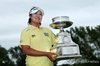 Ryu Hae-ran of South Korea poses with the trophy after winning the KPMG Women's PGA Championship at Hazeltine National Golf Club in Chaska, Minnesota, on June 28, 2026, in this Getty Images photo. (Yonhap)