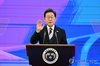 President Lee Jae-myung takes the oath of office during a ceremony at the National Assembly in Seoul on June 4, 2025. (Pool photo) (Yonhap)