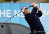 Ryu Hae-ran of South Korea tees off on the first hole during the first round of the BMW Ladies Championship on the LPGA Tour at Pine Beach Golf Links in Haenam, Jeonnam-Gwangju, on Oct. 25, 2026. (Yonhap)