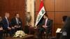 Iraqi Prime Minister Ali al-Zaidi (right) Turkish Foreign Minister, Hakan Fidan (left) 